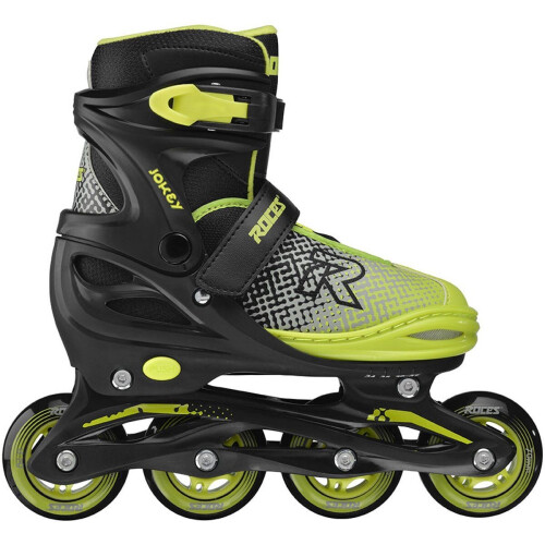 Roces Jokey X - Verstelbare Skeelers Jongens - Lichtgewicht en Comfortabel - Zwart Groen - Maat 38-41 Tweedehands