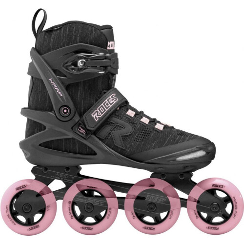 Roces Warp Thread 84 - Dames - Inline skates - 84mm wielen - Zwart - Roze