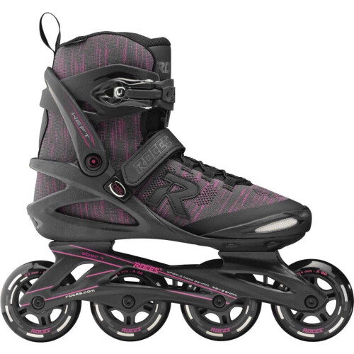 Roces Weft Thread W 84 - Dames - Inline skates - 84mm wielen - Zwart - Paars - Maat 39