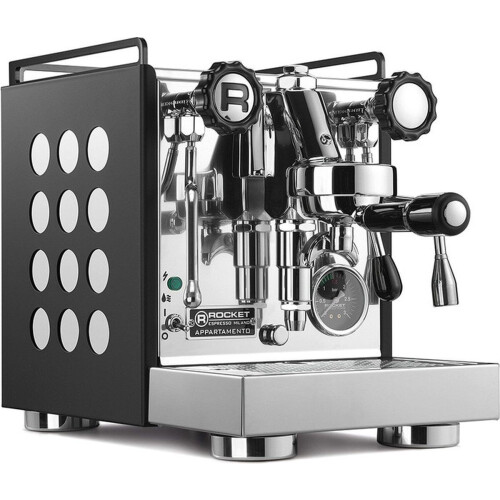Rocket Espresso Appartamento - Espressomachine - E61 Professional Coffee Group - Zwart Wit Tweedehands