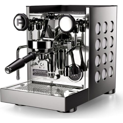 Rocket Espresso Milano Appartamento TCA - Half automatisch Espressomachine 1,8 l - 1200 W - Zwart RVS Tweedehands