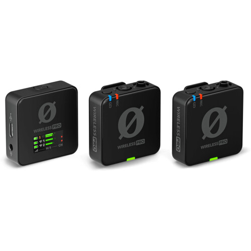 RØDE Wireless Pro - Draadloze Lavalier Microfoon - 2.4 GHz en 5.8 GHz bereik tot 200 meter