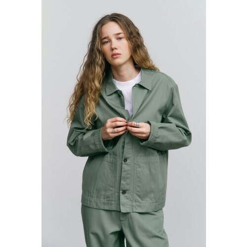 Rotholz dames vegan Jas Workwear Bladgroen Tweedehands