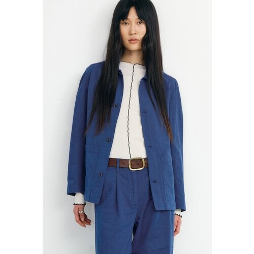 Rotholz dames vegan Jas Workwear Oceaanblauw Tweedehands