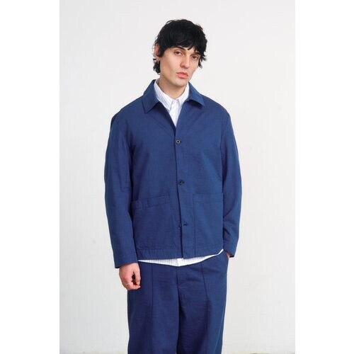 Rotholz mannen vegan Jas Workwear Oceaanblauw Tweedehands