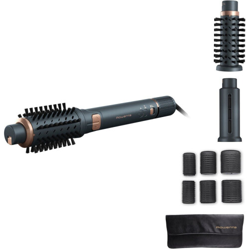 Rowenta Air Rotate UB9920E0 - Föhnborstel - Roterend - 8 stylingcombinaties - Kleur Trust Metal