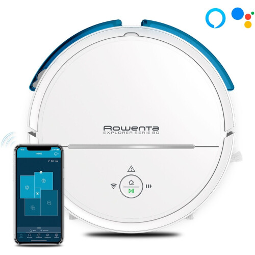 Rowenta Explorer Serie 80 - Robotstofzuiger RR7747 - Gepersonaliseerd schoonmaken - Dweilfunctie