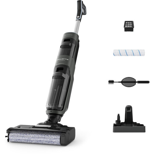 Rowenta GZ5037 - Snoerloze 2-in-1 Vloerreiniger - Stofzuigen en dweilen - Zwart Tweedehands