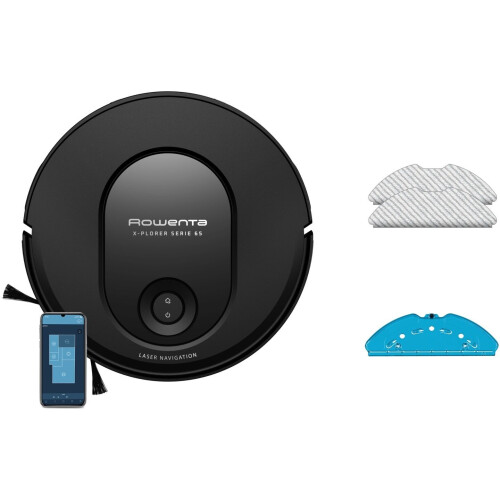 Rowenta X-Plorer Serie 65 RR8L65 - Robotstofzuiger - Laser navigatie - Ultradun 7.8 cm hoog