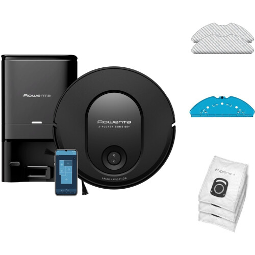 Rowenta X-Plorer Serie 65+ RR8L85 - Robotstofzuiger - Laser navigatie - Ultradun 7.8 cm hoog Tweedehands