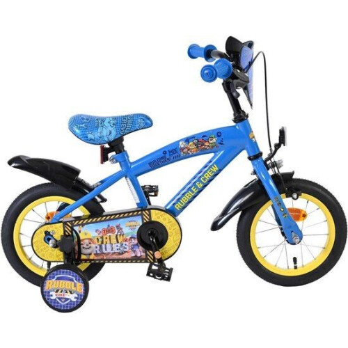 Rubble&Crew - Kinderfiets - Jongens - 12 inch - Blauw