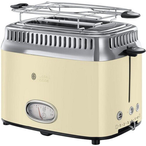 Russell Hobbs 21682-56 - Broodrooster - Snellere toasting-technologie - Crème