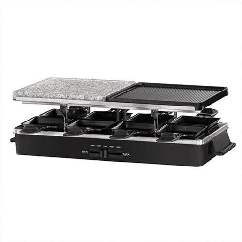 Russell Hobbs 26280-56 - Raclette-apparaat - 3 in 1 multifunctionele - 8 personen - 1400W - omkeerbare grill Tweedehands