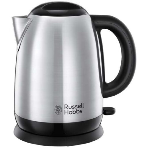 Russell Hobbs Adventure - Waterkoker 2400W - 1,7L RVS Zilver zwart