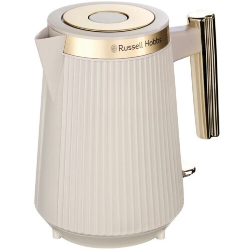Russell Hobbs Brontë - Waterkoker 1,7L 2400W - 360° draaibaar - Mat zwart/goud