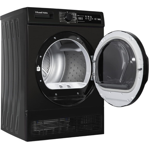 Russell Hobbs Rh8ctd111b - Condensdroger - 8 Kg - 69 Db - Energieklasse B - Zwart | Nieuw (outlet)