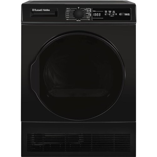 Russell Hobbs Rh8ctd111b - Condensdroger - 8 Kg - 69 Db - Energieklasse B - Zwart | Nieuw (outlet) Tweedehands