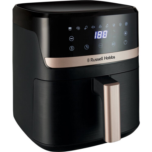 Russell Hobbs Satisfry 5.5L - Heteluchtfriteuse - 9 kookprogramma's - Zwart met champagne accenten Tweedehands