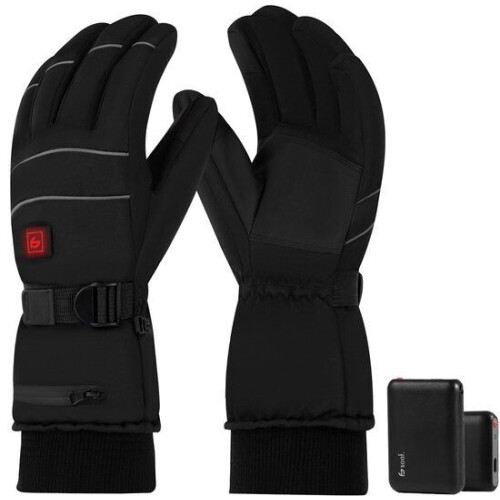 Saaf Pro XS - Verwarmde Handschoenen - 3 standen - Water- en Windafstotend - Zwart Tweedehands
