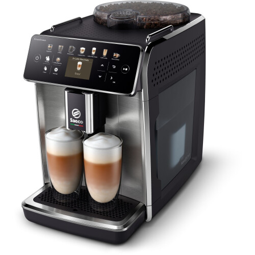 Saeco GranAroma SM6585/00 - Volautomatische espressomachine - 16 Dranken met melksysteem - Metaal/Zwart