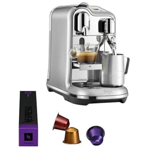 Sage Nespresso Creatista Pro - Cup- / Padmachine - Automatische melktexturering - Zilver