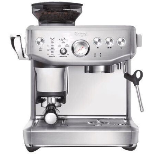 Sage The Barista Express Impress - Espressomachine - Ingebouwde bonenmaler en automatische dosering - RVS Grijs Tweedehands