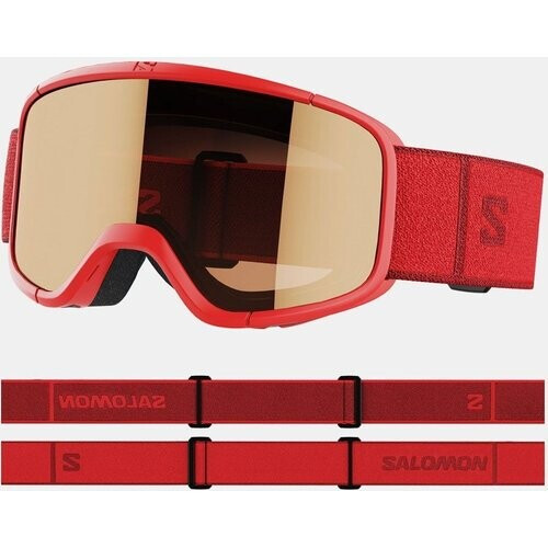 Salomon Aksium 2.0 S Access Skibril Junior Rood Tweedehands