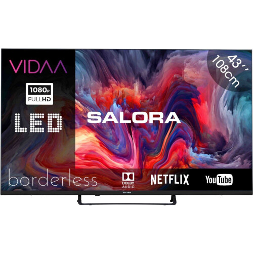 Salora FOD43FV - 43 Inch - Smart TV - Full HD - 2023 - VIDAA - Smart 43 inch tv