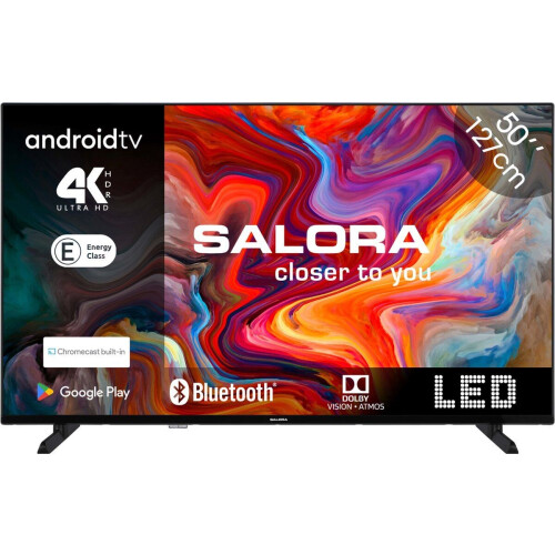 Salora SMART50TV - Smart TV - 50 Inch - 4K Ultra HD - WiFi - Bluetooth
