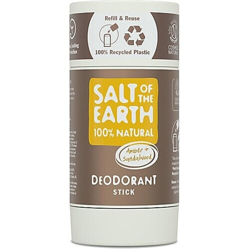 Salt of the Earth Amber & Sandalwood Deodorant Stick - Navulbaar Tweedehands