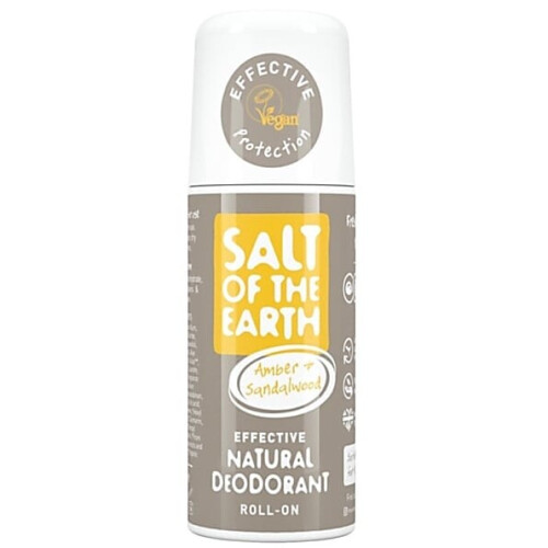 Salt of the Earth Amber & Sandalwood Roll-On Deodorant Tweedehands