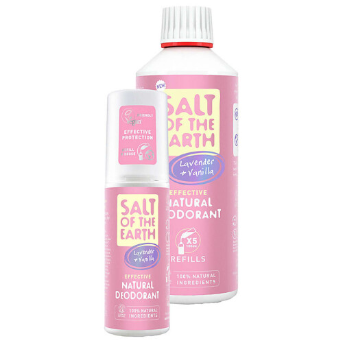 Salt of the Earth Lavender & Vanille Deodorant spray + Refill Tweedehands