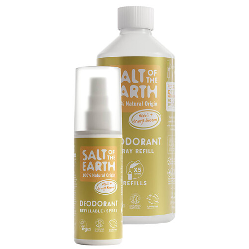 Salt of the Earth Neroli & Orange blossom Deodorant spray + Refill Tweedehands