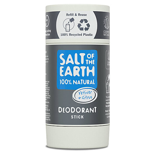 Salt of the Earth Vetiver & Citrus Deodorant Stick - Navulbaar Tweedehands