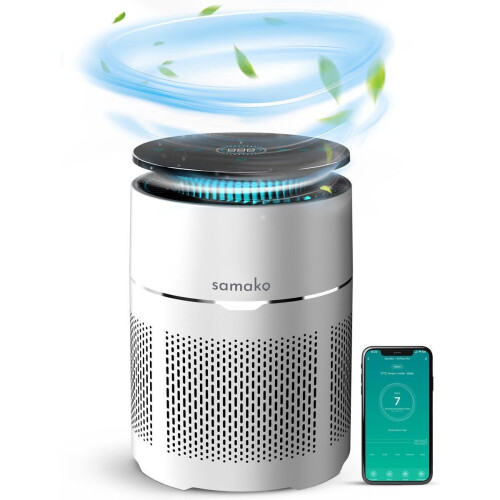 Samako Airflow Pro - Luchtreiniger - HEPA 13 filter - Luchtkwaliteitsindicator