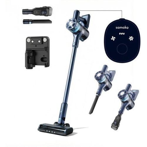Samako CleanDetect Lite - Draadloze stofzuiger - 200W 22kPa zuigkracht - Blauw Tweedehands