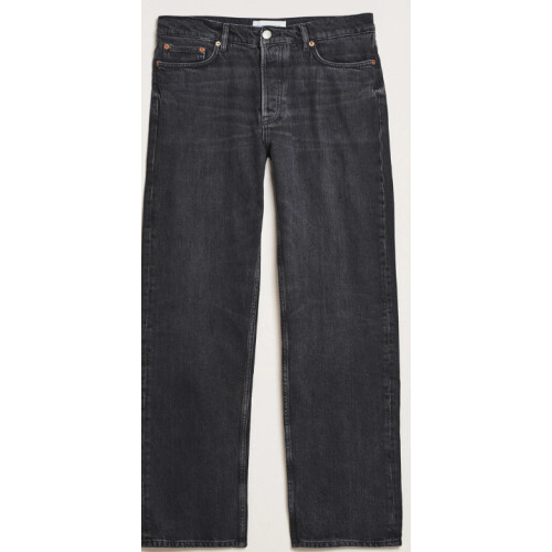 Samsøe Samsøe Eddie Regular Fit Jeans - Hoge taille - Donkere Black Blizzard - Maat 30/32