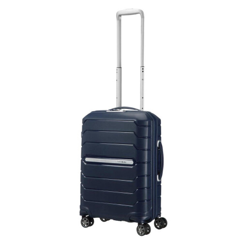 Samsonite Flux Spinner 55/20 - Reiskoffer - Uitbreidbaar - Navy Blue Tweedehands