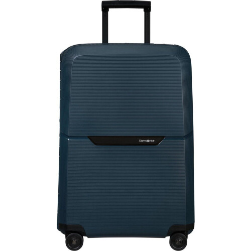Samsonite Magnum Eco - Reiskoffer 69/25 - Hardcase - 4 Zwenkwielen - Midnight Blue Tweedehands