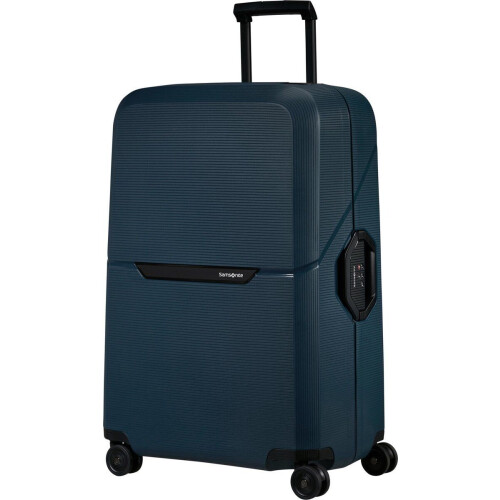 Samsonite Magnum Eco - Reiskoffer 75/28 - Hardcase - 4 wielen - Midnight Blue Tweedehands