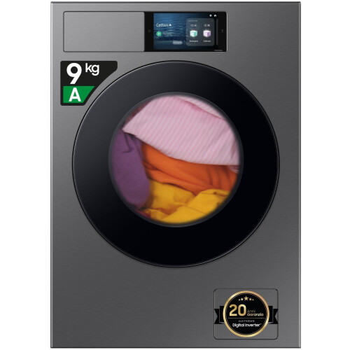 Samsung Bespoke AI 9000-serie - Wasmachine - 9 kg - A - Zilver Tweedehands