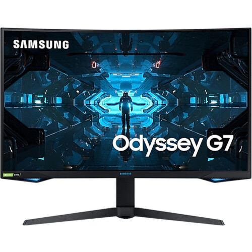 Samsung C32G74TQSR - 32"QLED Monitor - 2560 x 1440 Pixels 1 ms 240 Hz - Zwart Tweedehands