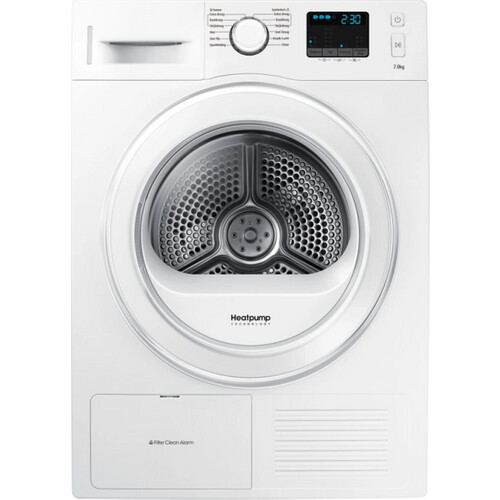 Samsung Dv70f5e2hgw - Warmtepompdroger - 7 Kg - 65 Db - Energieklasse A++ - Wit Tweedehands