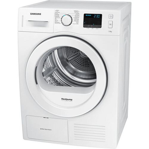 Samsung Dv71f5e0hgw - Warmtepompdroger - 7 Kg - 65 Db - Energieklasse A++ | Tweedehands (Refurbished) Tweedehands