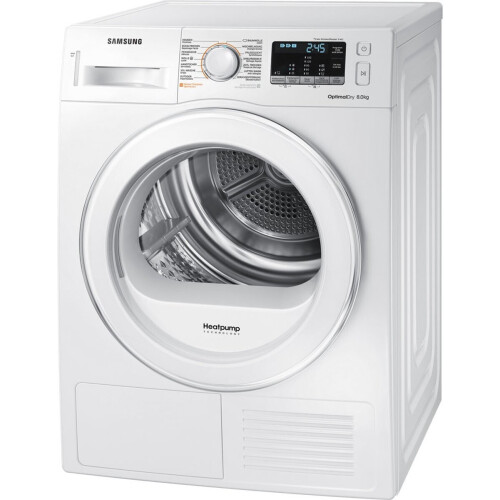 Samsung Dv80m5010iw Warmtepompdroger - Optimaldry™ System - Anti-kreuk Systeem - Koolborstelloze Motor - 8kg - Wit | Tweedehands (Refurbished)
