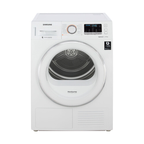 Samsung Dv80m5210iw - Warmtepompdroger - 8 Kg - Optimaldry - 65 Db - Energieklasse A+++ | Tweedehands (Refurbished)