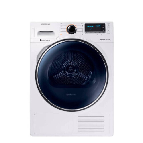 Samsung Dv80m8214aw - Warmtepompdroger - 8 Kg - Optimaldry - 65 Db - Energieklasse A+++