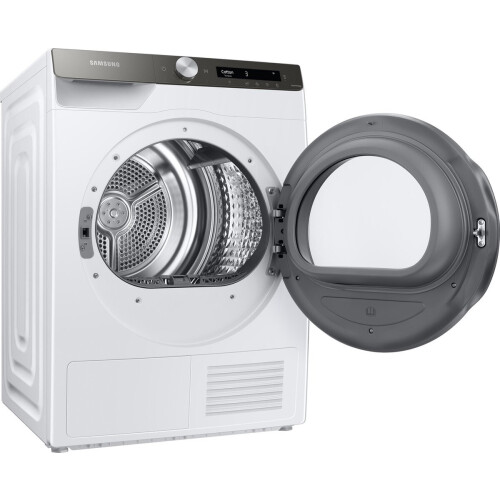 Samsung Dv80t5220tt/s2 - Warmtepompdroger - 8 Kg - Ai Control - 64 Db - Energieklasse C - Wit | Tweedehands (Refurbished)