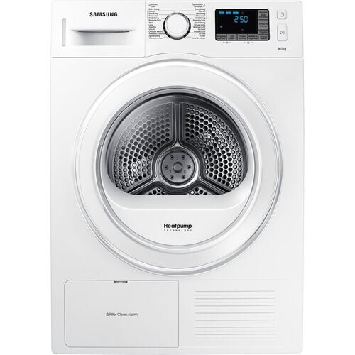 Samsung Dv81f5e5hgw - Warmtepompdroger - 8 Kg - 65 Db - Energieklasse A++ | Tweedehands (Refurbished) Tweedehands