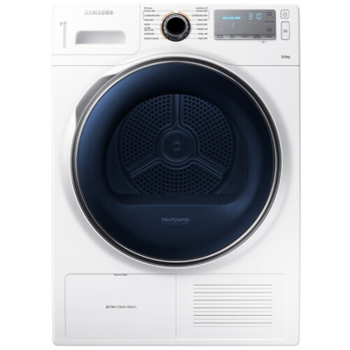 Samsung Dv90h8000hw - Warmtepompdroger - 9 Kg - 65 Db - Energieklasse A++